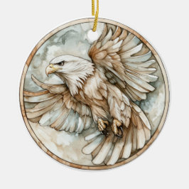 Bald Eagle Wild Tame en tijdloos Collectie Keramisch Ornament