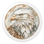 Bald Eagle Wild Tame en tijdloos Collectie Keramische Knop (Voorkant)