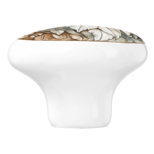 Bald Eagle Wild Tame en tijdloos Collectie Keramische Knop (Zijkant)