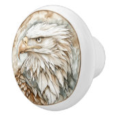 Bald Eagle Wild Tame en tijdloos Collectie Keramische Knop (Rechts)