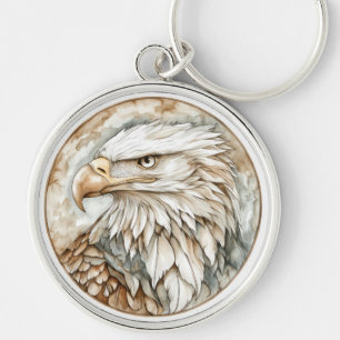 Bald Eagle Wild Tame en tijdloos Collectie Sleutelhanger