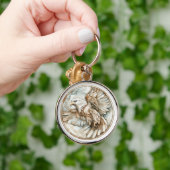 Bald Eagle Wild Tame en tijdloos Collectie Sleutelhanger (Hand)