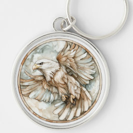 Bald Eagle Wild Tame en tijdloos Collectie Sleutelhanger