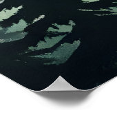 Bald Eagle Wildlife Animal Natuur Milieu Kunst Poster (Hoek)