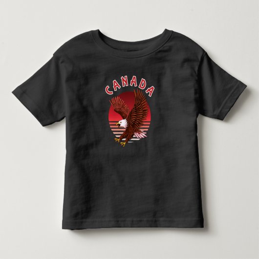 Bald Eagle Wildlife - Canada Kinder Shirts (Voorkant)