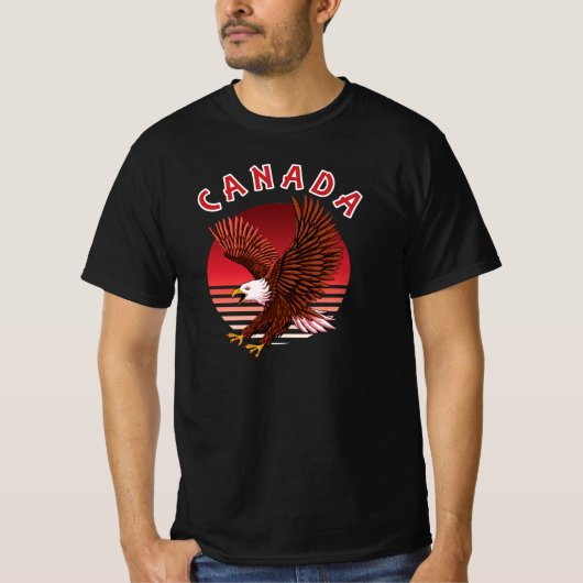 Bald Eagle Wildlife - Canada T-shirt (Voorkant)