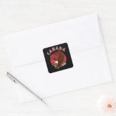 Bald Eagle Wildlife - Canada Vierkante Sticker (Envelop)