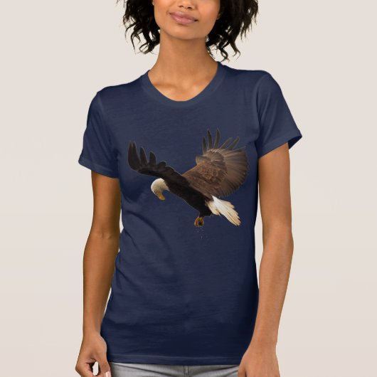 Bald Eagle Wildlife Fotografie omvergooien T-shirt (Voorkant)