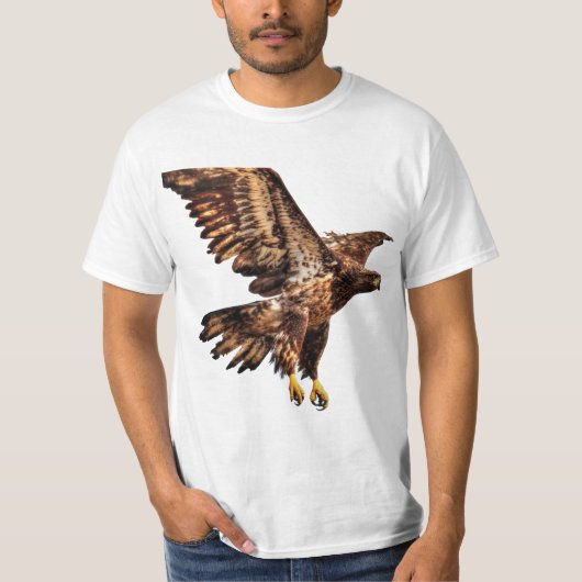 Bald Eagle Wildlife Fotografie omvergooien T-shirt (Voorkant)