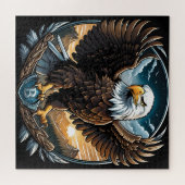 Bald Eagle Wildlife Legpuzzel (Horizontaal)