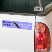 BALD EAGLE Wildlife Support Bumpersticker (Op Truck)