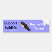BALD EAGLE Wildlife Support Bumpersticker (Voorkant)