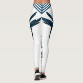 Bald Eagle Wing Sketch Leggings voor 4 juli (Achterkant)