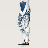 Bald Eagle Wing Sketch Leggings voor 4 juli (Links)