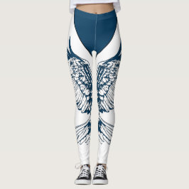 Bald Eagle Wing Sketch Leggings voor 4 juli