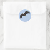 Bald Eagle Wings Ronde Sticker (Tas)
