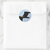 Bald Eagle Wingspan Ronde Sticker (Tas)