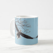 Bald Eagle Wingspread Koffiemok (Voorkant links)