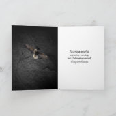 Bald Eagle with 2026 Graduation Diploma Kaart (Binnen)