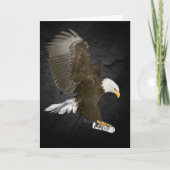 Bald Eagle with 2026 Graduation Diploma  Kaart (Voorkant)