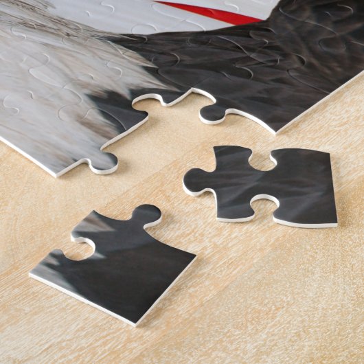 Bald Eagle with Waving Flag of the United States Legpuzzel (Zijkant)