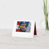 Bald Eagle Wolf American Flag (Achterkant)