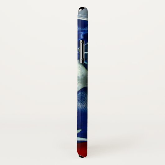 Bald Eagle Wolf American Flag Case-Mate iPhone Case (Achterkant / rechts)