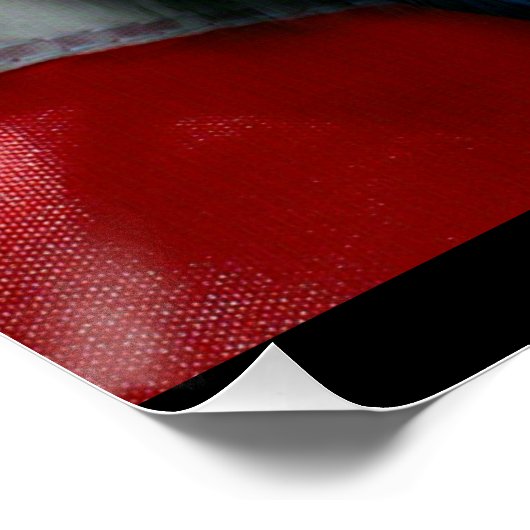 Bald Eagle Wolf American Flag Perfect Poster (Hoek)