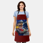 Bald Eagle Wolf American Flag Schort (Gedragen)