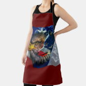 Bald Eagle Wolf American Flag Schort (Insitu)