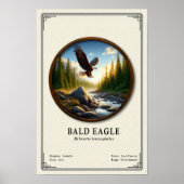 Bald Eagle Zoology Series Poster (Voorkant)