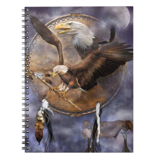 Bald Eagles, Dreamweaver en Feathers Notitieboek (Voorkant)