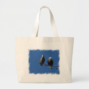 Bald Eagles Grote Tote Bag