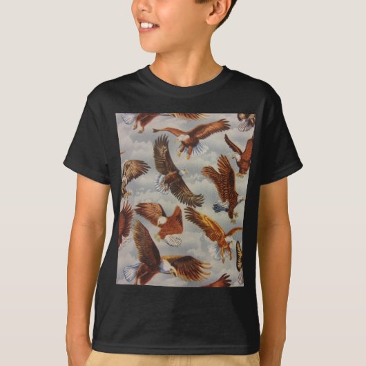 Bald Eagles in Flight T-shirt (Voorkant)