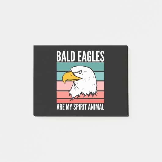 Bald Eagles is mijn dierlijk Post-it® Notes (Voorkant)