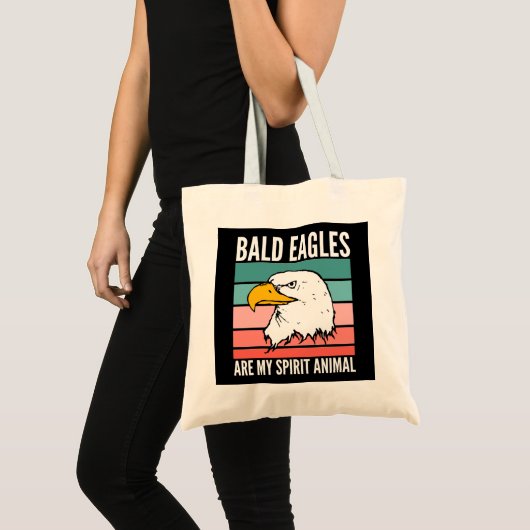 Bald Eagles is mijn dierlijk Tote Bag (Voorkant (product))