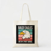 Bald Eagles is mijn dierlijk Tote Bag (Voorkant)