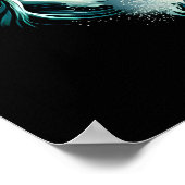 Bald Eagles Majesteit in vlucht Poster (Hoek)