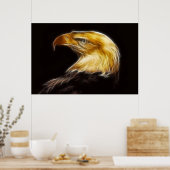 Bald Eagles met poster (Keuken)