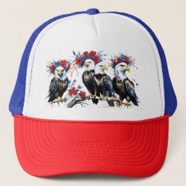 Bald Eagles Red White and Blue Bald Eagles Nederla Trucker Pet