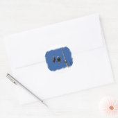 Bald Eagles Ronde Sticker (Envelop)