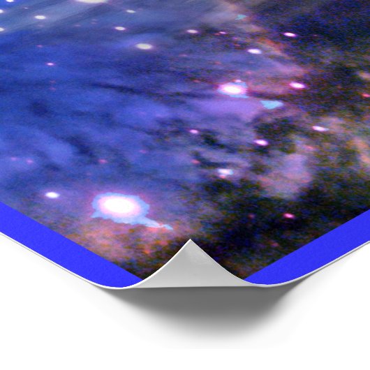 Bald Eagles, Space, Planets, Galaxies Art Poster (Hoek)