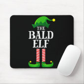 Bald Elf Matching Family Group Christmas Party Pyj Muismat (Met muis)
