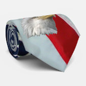 BALD ELGF — AMERIKAANSE VLAG STROPDAS (Opgerold)