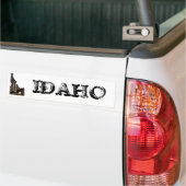 BALD ELGF - BRANDSTOFHOUT - IDAHO PATRIOT BLK BUMPERSTICKER (Op Truck)