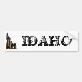 BALD ELGF - BRANDSTOFHOUT - IDAHO PATRIOT BLK BUMPERSTICKER