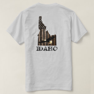 BALD ELGF - BRANDSTOFHOUT - IDAHO PATRIOT BLK T-SHIRT