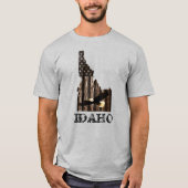 BALD ELGF - BRANDSTOFHOUT - IDAHO PATRIOT BLK T-SHIRT (Voorkant)