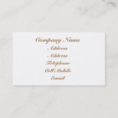 BALD ELGF VISITEKAARTJE (Achterkant)