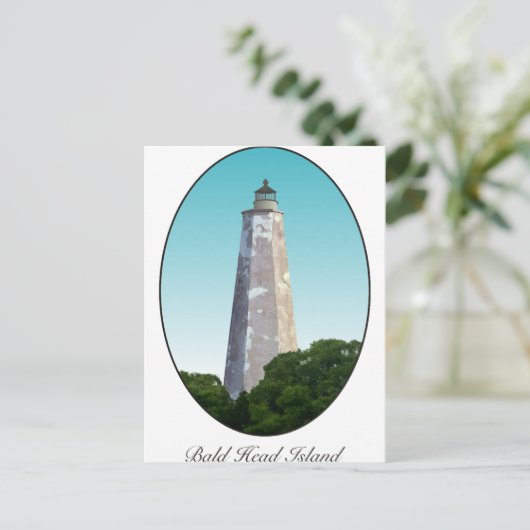 Bald Head Briefkaart (Staand voorkant)